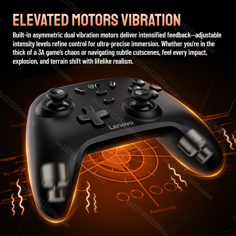 Lenovo S07 Wireless Controller for Switch/Switch OLED/Switch Lite/PC/iPhone/Android Phone Bluetooth Gamepad with Charging Dock