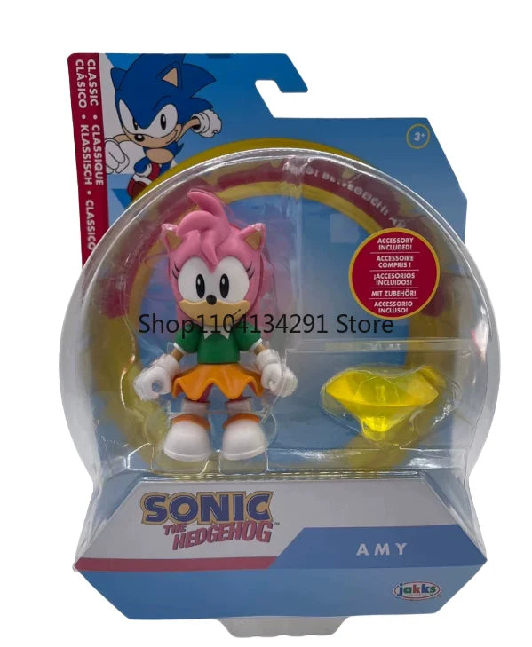 Original JAKKS Sonic The Hedgehog 5-inch Articulated Action Figure Collectible - Rare Birthday Gift for Kids