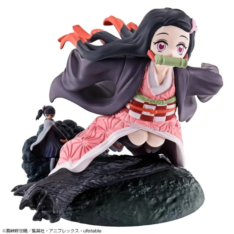 MegaHouse Genuine Demon Slayer Anime Character Kamado Tanjirou Kanao Tsuyuri Kids Christmas Gift Collection Action Toys Model