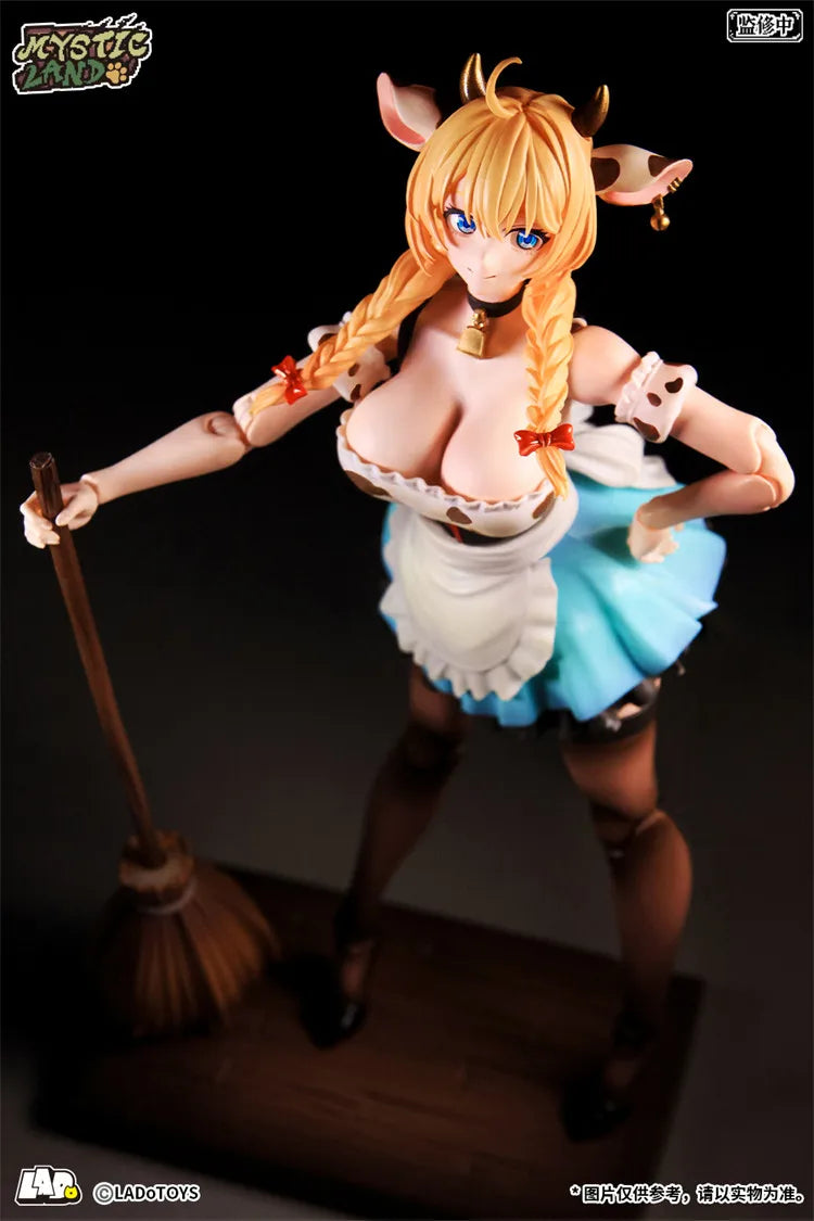 New In Stock LADoTOYS Cow Girl ERA-003 Daisy Taurus Waitress Ver. Model Toys Collectible 1/12 MYSTIC LAND Furry Fandom