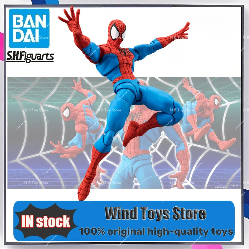 100% Original Bandai S.H.Figuarts Spider Man SHF Spider-Man GAMERVERSE Game Universe Action Figures Toys Gift Collection