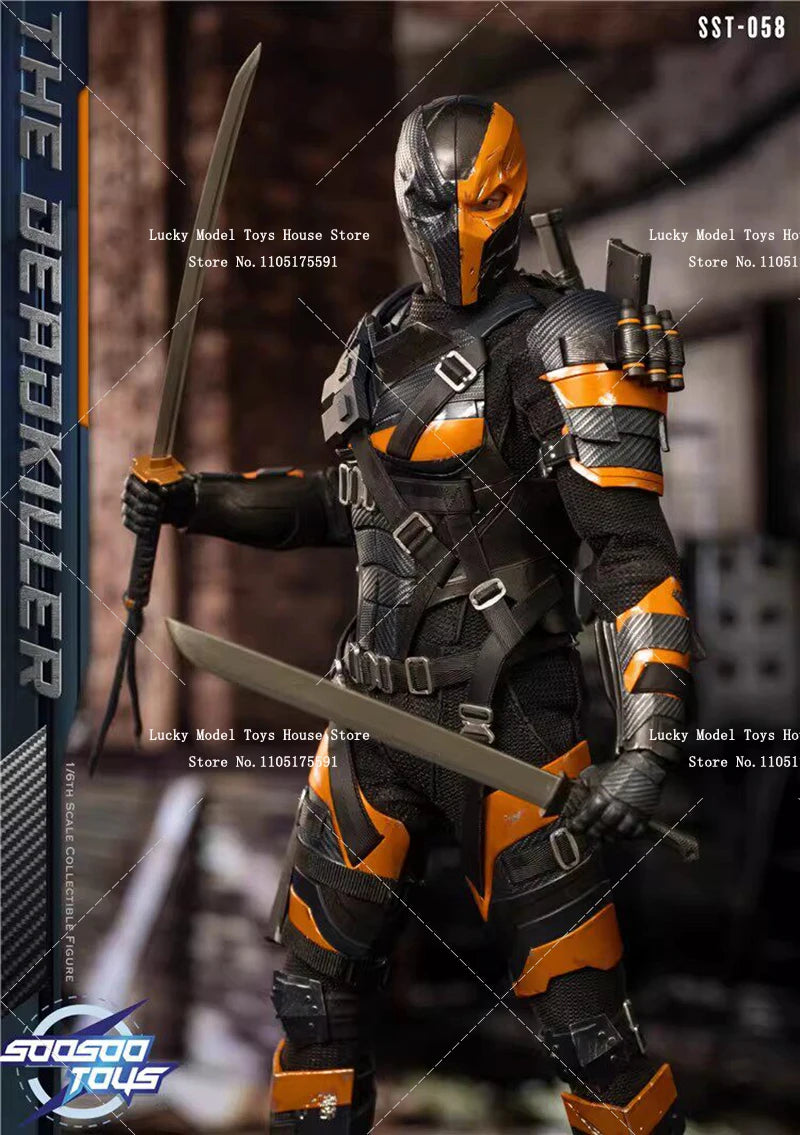 Soosootoys SST-058 1/6 The Dead Killer White Hair Man Action Figure Collection Comic Villain Hero 12inch Full Set Soldier Model