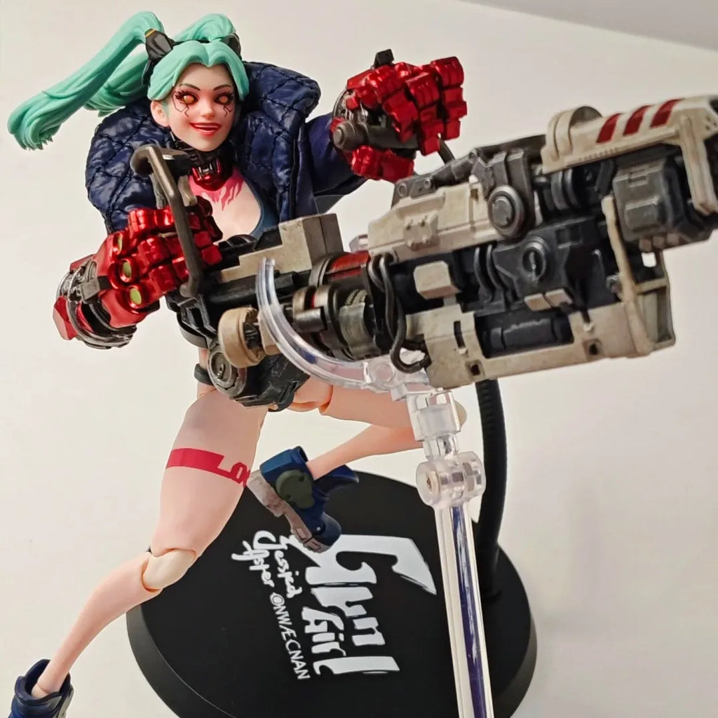Original 1/12 Scale Romankey X Cowl Battle Female Soldier Gun Girl Jessica 6'' Full Set Collectible Action Figure Model Toys