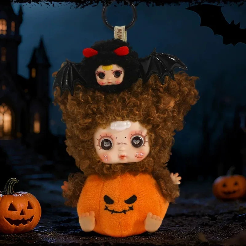 Mm Suger Baby Night Elf Party Series Blind Box Halloween Plush Doll Cute Pendant Toy Trendy Mystery Box Cute Doll Halloween Gift