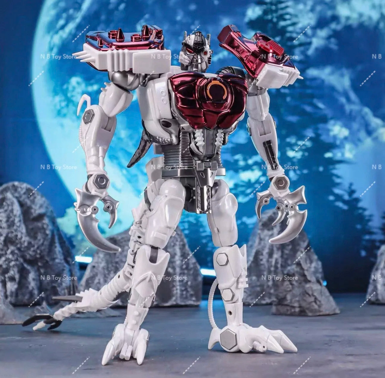[IN STOCK 2.0] TransArt Toys TA BWM-10 BWM10 Dinobot METAL Dragon Beast Wars BW Action Figure Collect Gift