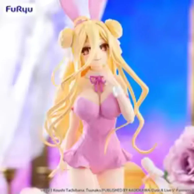 В наличност Оригинална FURYU DATE A LIVE Hoshimiya Mukuro BiCute Bunnies Фигурка PVC 27 см Аниме Герой Модел Колекция Играчки Подаръци