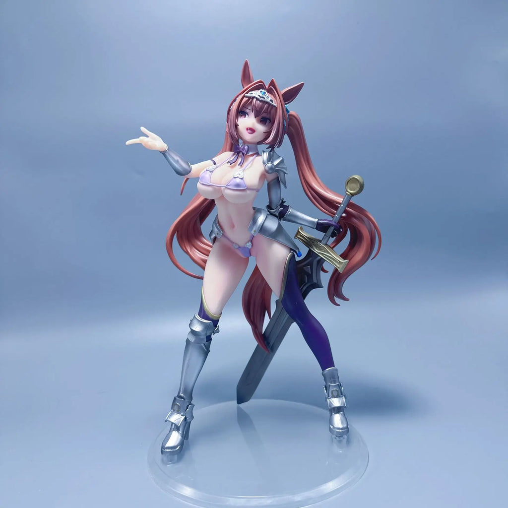 25cm Pretty Derby Daiwa Scarlet Shining Swimsuit Ver. Gold Or Silver Standing Pose Anime Pvc Figure Statue Gift