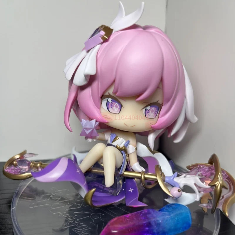 Mihoyo Official Genuine Game Elysia Figure Honkai Impact 3 Elysia Desktop Accessories Cosplay Decoration Halloween Birthday Toys