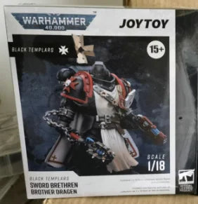 【SF】JOYTOY 1/18 Action Figure Black Templars Sword Brethren Brother Dragen Lombast Model Toys Gifts Collection Ornaments
