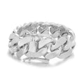 Herren 22mm Cuban Link Armband Hip Hop Schwere Messing Miami Cuban Link Kette Chunky Armband Schmuck Für Jungen Geschenk Drop Shipping