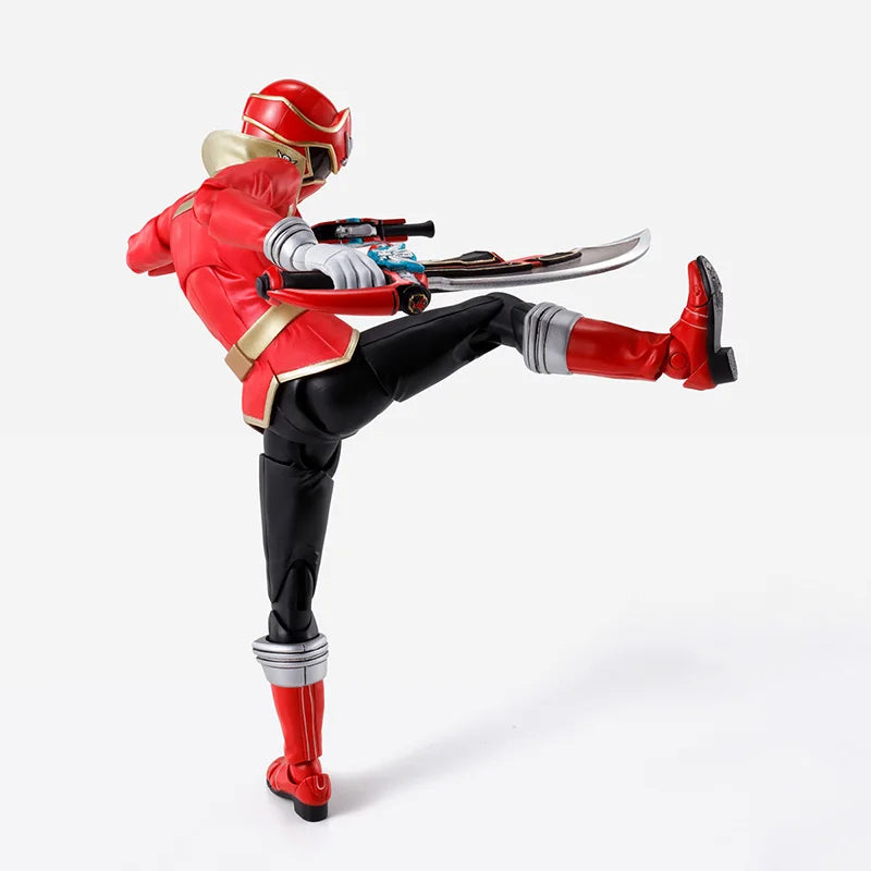 Original box Bandai S.H.Figuarts SHF True bone carving Strong Red Figure Finished Model kit  Anime full Action Toy Gift for kids