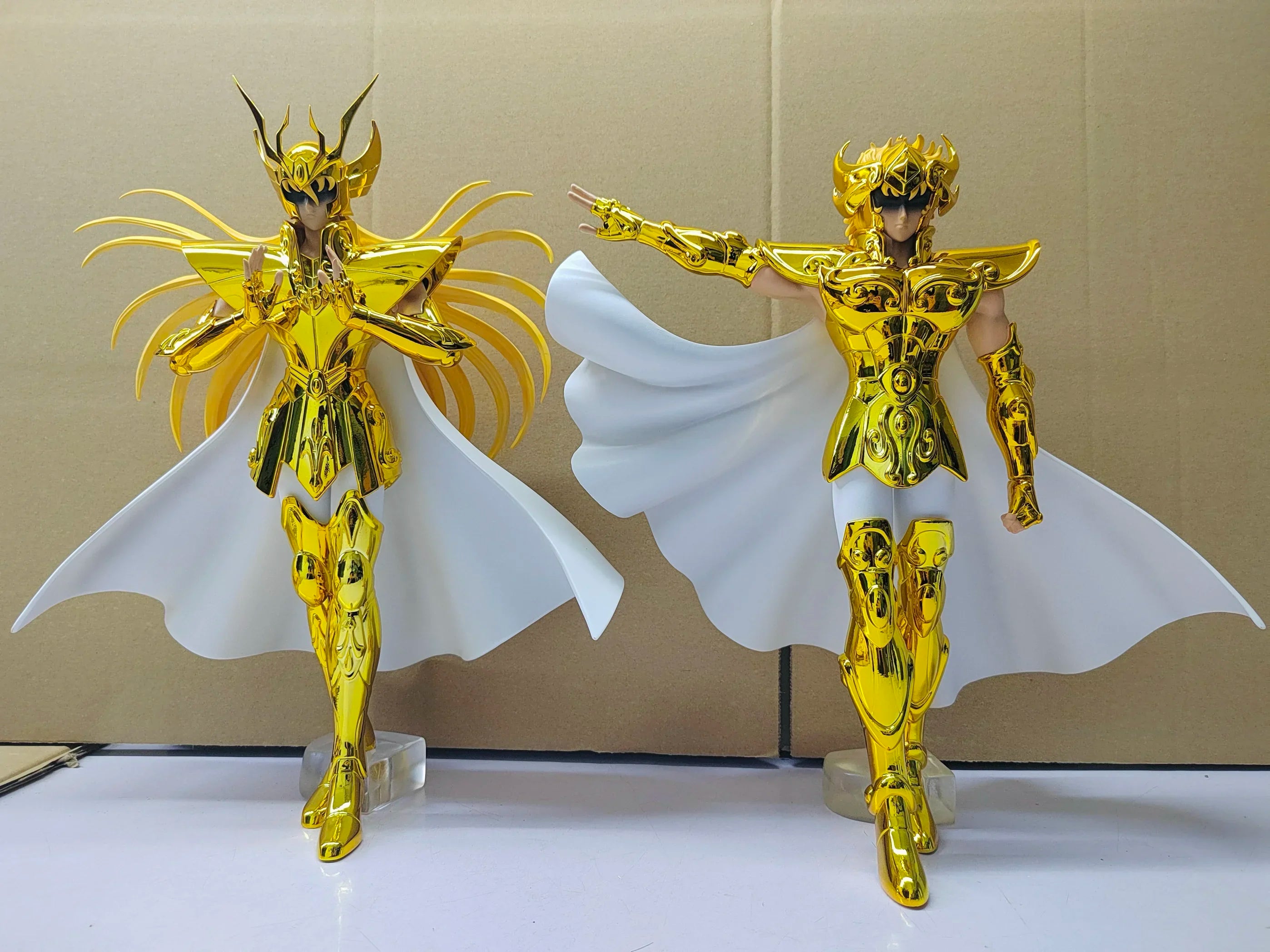 Scale Mysterious Warrior Gold Saint Pisces Aphrodite Leo Aiolia Comic Original Color Virgo Saga OCE Electroplated Statue 1/6