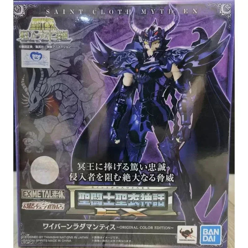 Bandai in Stock Saint Seiya EX Saint Cloth Myth Flying Dragon Radamantis Original Color Version Figure Model Collection Toy Gift