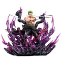 33cm Roronoa Zoro GK Figure One Piece Angry Battle Statue Collectible Model