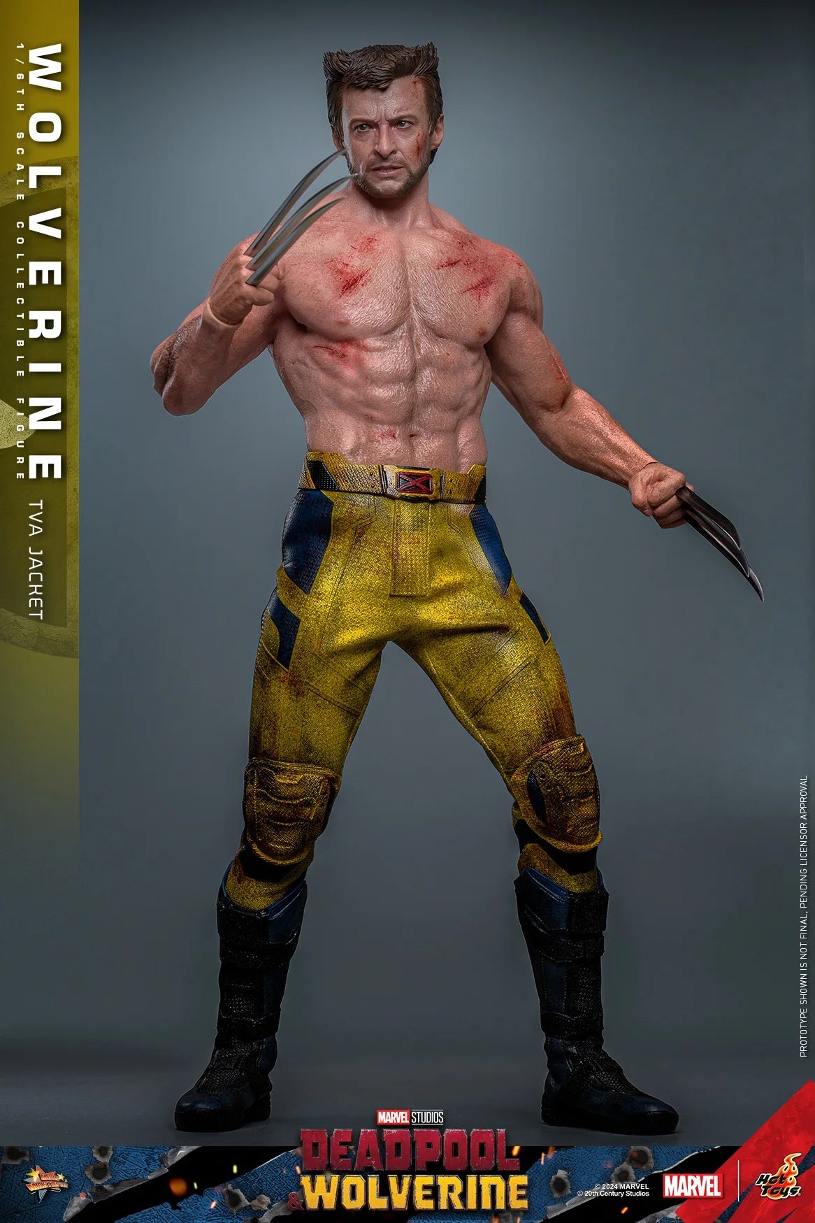 In Stock HotToys MMS756 Wolverine TVA Jacket 1/6 Soldier Figure Animation Action Figure Toy Gift Model Collection