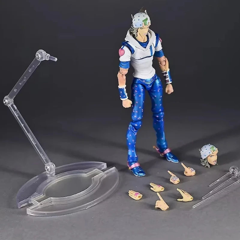 Hot New Medicos Jojo'S Bizarre Adventure Johnny Joestar Action Figure Anime Model Toys Desktop Model Toy Boys Gifts