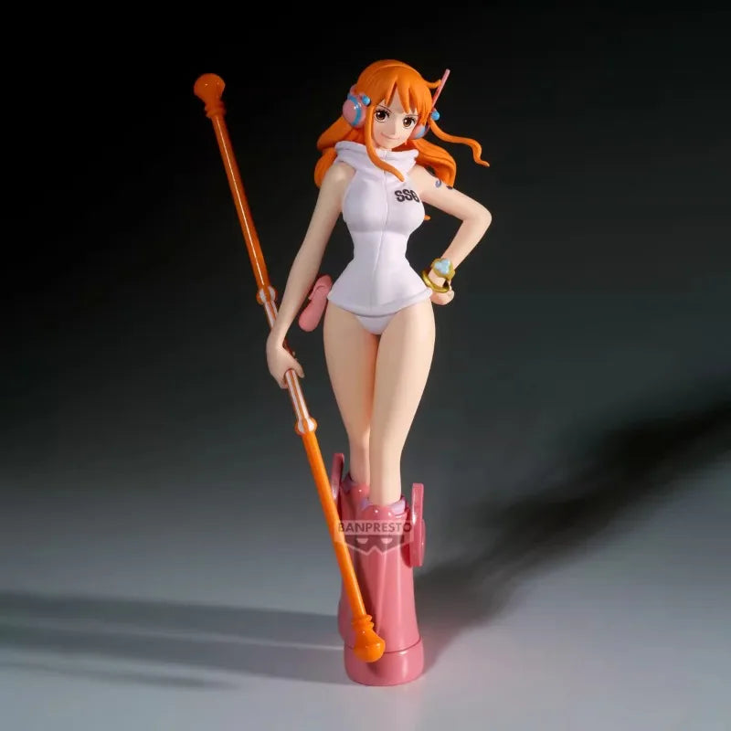Bandai Original Banpresto Anime One Piece Shukko Nami Egghead PVC Actionfigur Modell Sammlerstück Geschenk