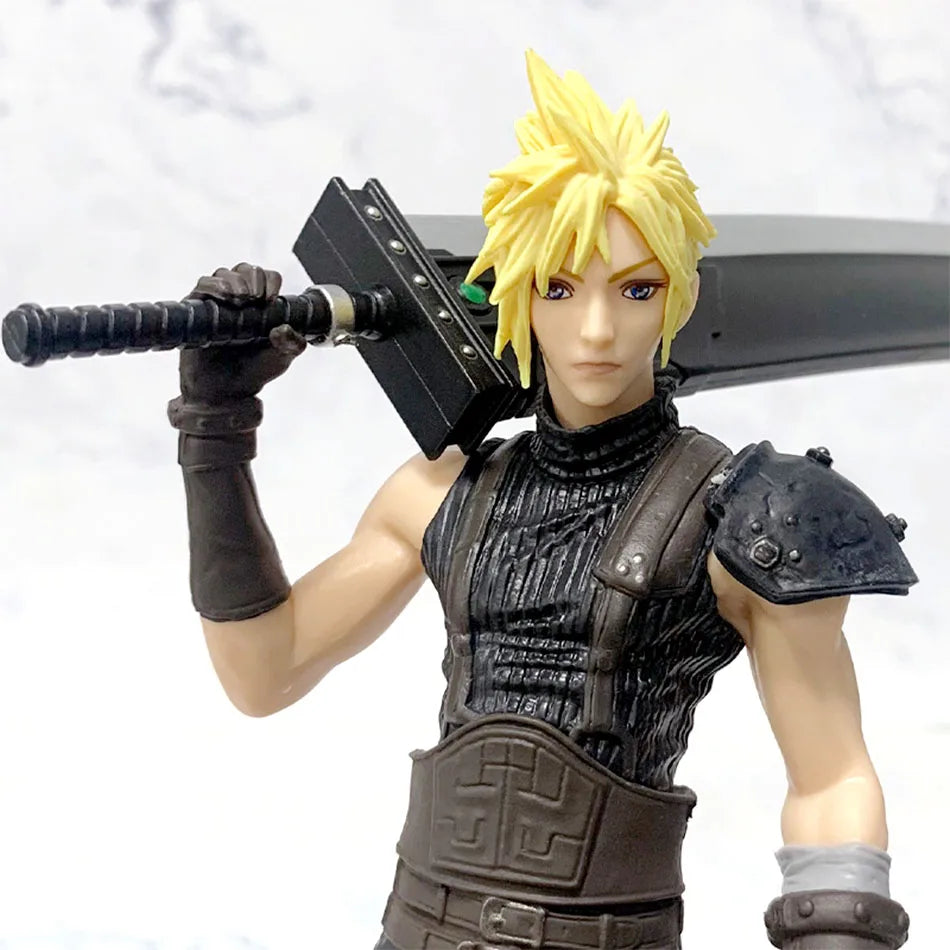 22,5 см VII Римейк версия Амин фигурка Cloud Strife PVC екшън фигурка колекционерски модели играчки коледни подаръци