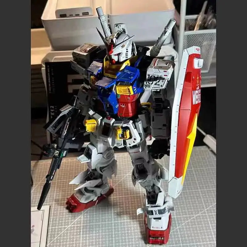 Yuanzu 2.0 Daban Pgu 1/60 Rx-78-2 Model Robot Mecha Assembly Model Action Figures Children'S Educational Toys Surprise Gift