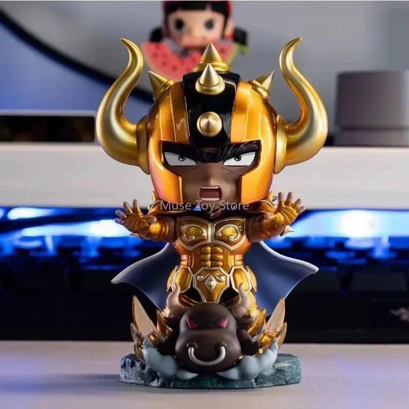 FOC GK Mini Saint Seiya Myth Cloth BOX Knights of The Zodiac 12 Constellation Box Gift Action Figure Model Toy Resin Q Statue