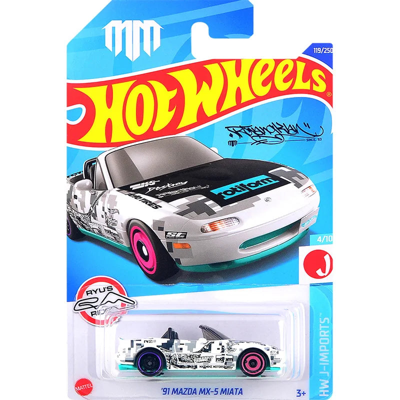 HotWheels 1:64 MAZDA MX-5 MIATA Alloy Sports Car Model Simulation Diecasts Metal Toy Classic Racing Vehicles Car Model Kids Gift