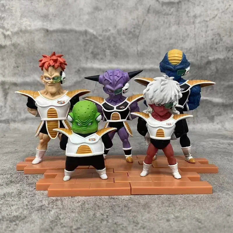 5 Pcs Dragon Ball Z Anime Figure Ginyu Force Figures Ginyu Recoom Jeice Burter Guldo Gk Action Figurine Pvc Statue Models Toys
