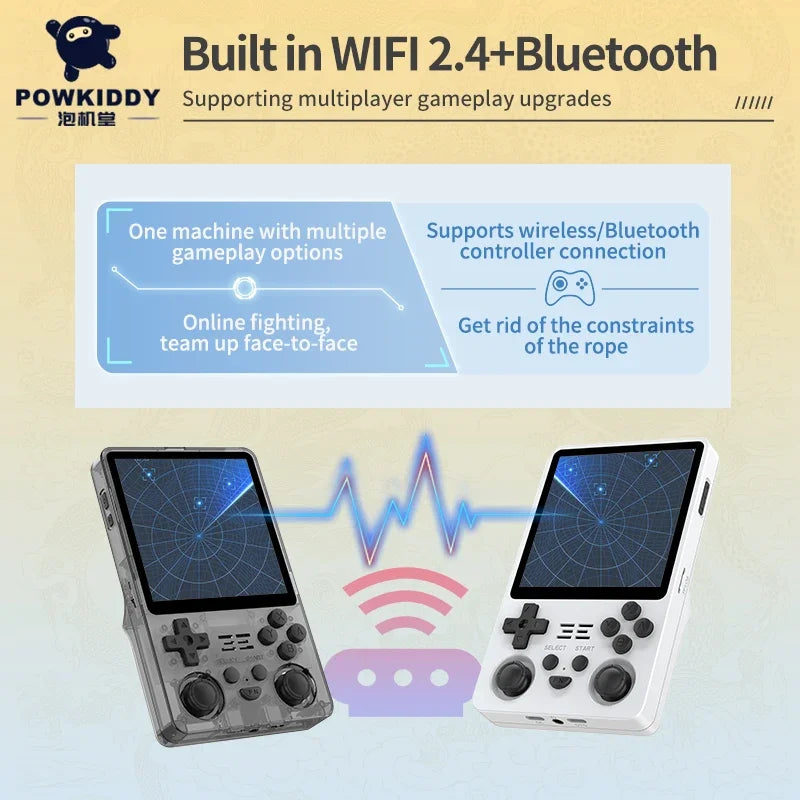 POWKIDDY RGB20SX Portable Handheld Game Console Retro Pocket 4.0 Inch Screen Linux OS Portable Video Players 512G PSP  Console