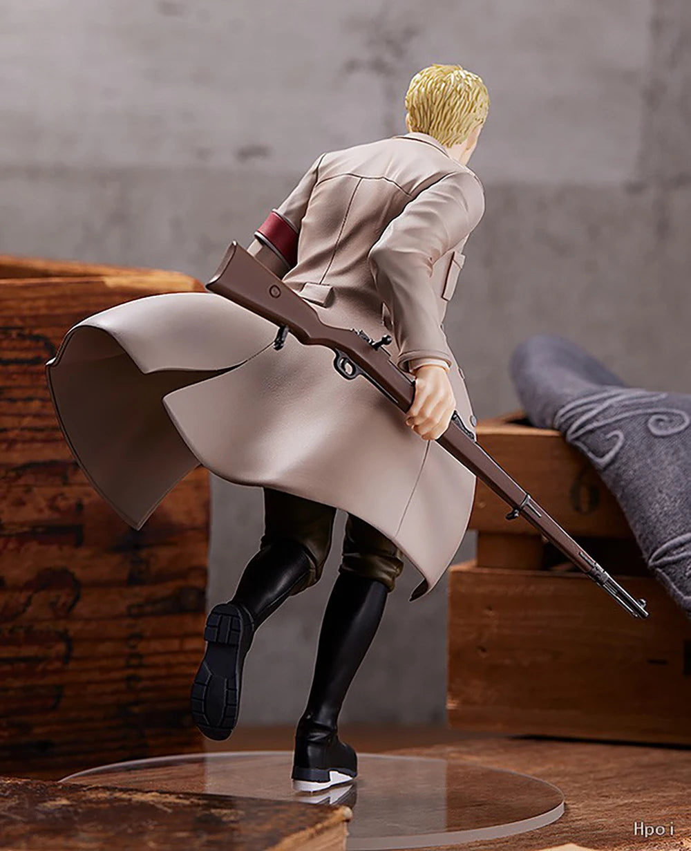 100% Original in Stock GOOD SMILE COMPANY POP UP PARADE Shingeki No Kyojin  Reiner Braun Collection Series Model Toys