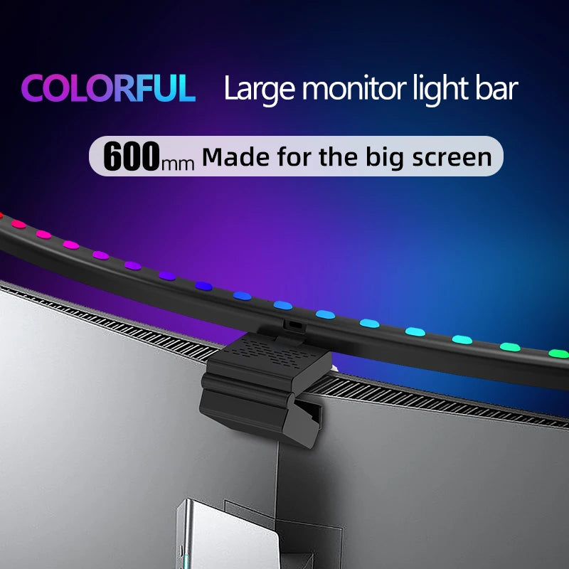 RGB Timed Monitor Light Bar Display LED Screen Hanging Night Light Dimming USB Decoracao Setup Gamer For Room Desk Accessories