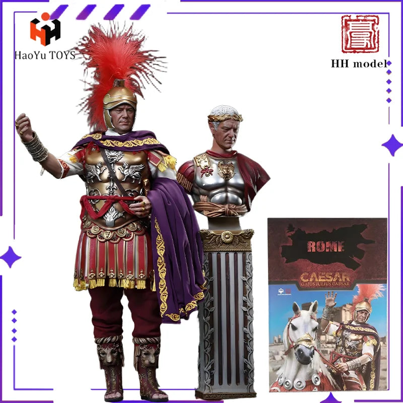 HHMODEL X HAOYUTOYS Original 1/6 Empire Legion Caesar Alloy Finished Product Movable Doll Soldier Model Toy Ornament Collection