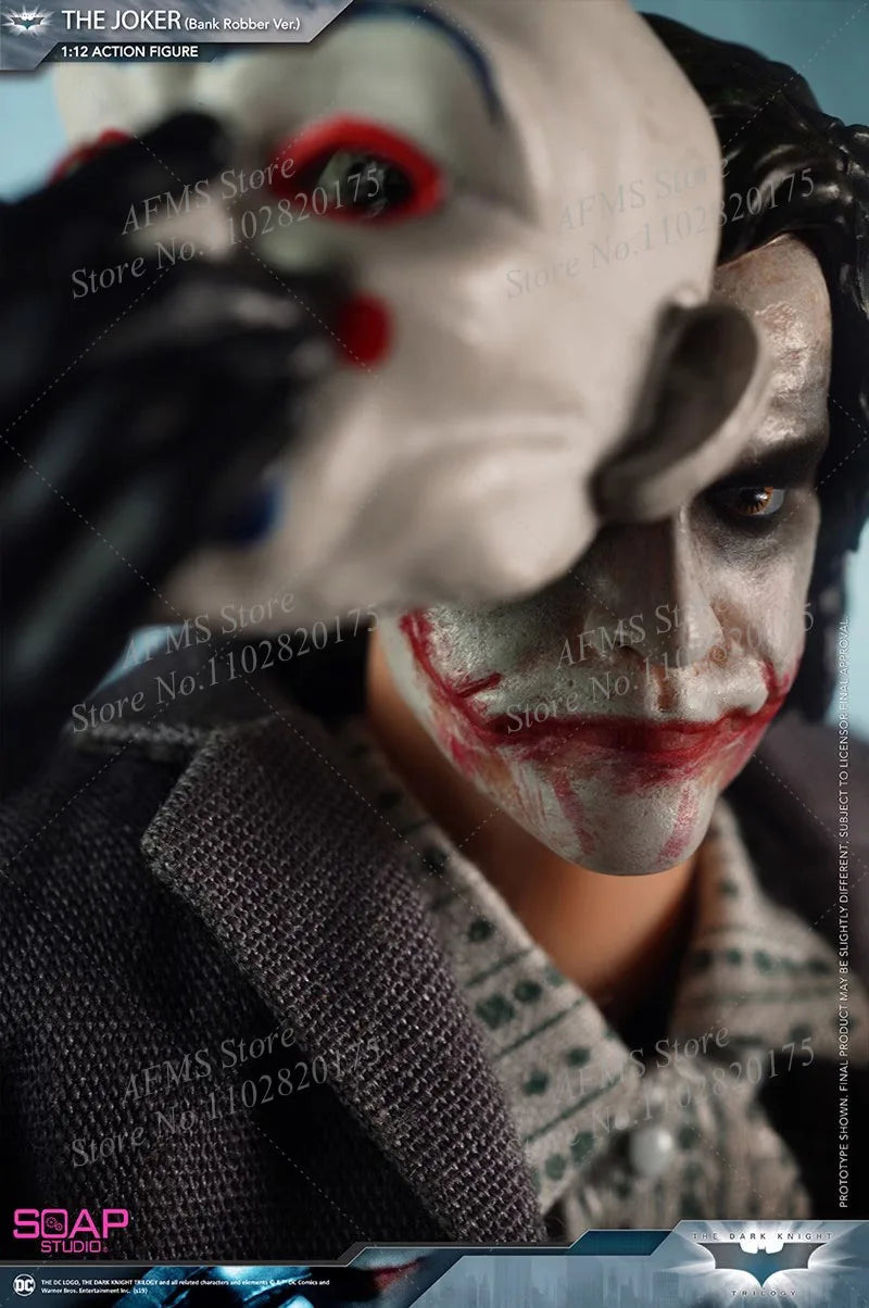 OAPSTUDIO 1/12 Scale Collectibles Figure Robber Batman The Villainous Crazy Clown 6inch Action Figure Model Toys