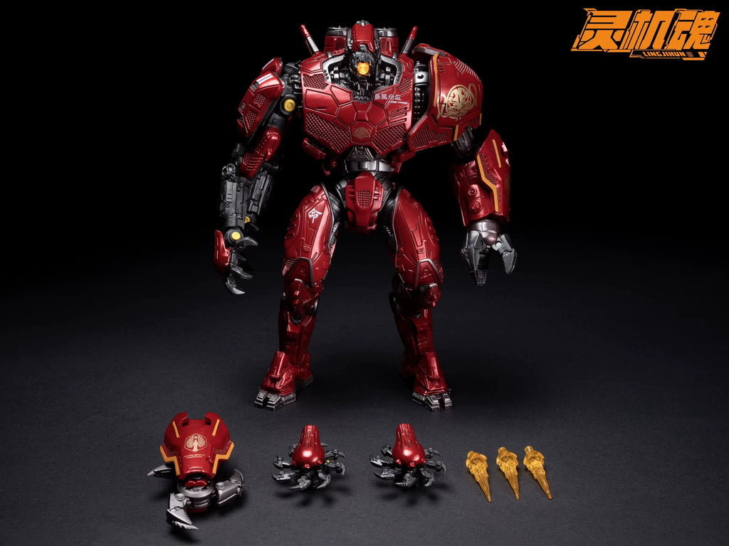 Lingjihun Genuine Pacific Rim Striker Eureka Mecha Action Figure Movable Joints Collectible Robot Model Toys  Boy Birthday Gift
