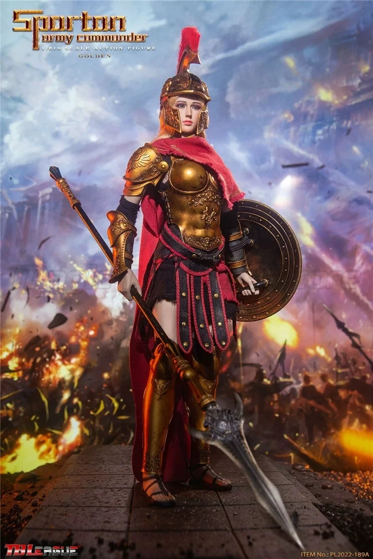 【MT】Original TBLeague PL2022-189A/B Spartan Army Commander Golden Black 1/6 Action Figure Model Collection