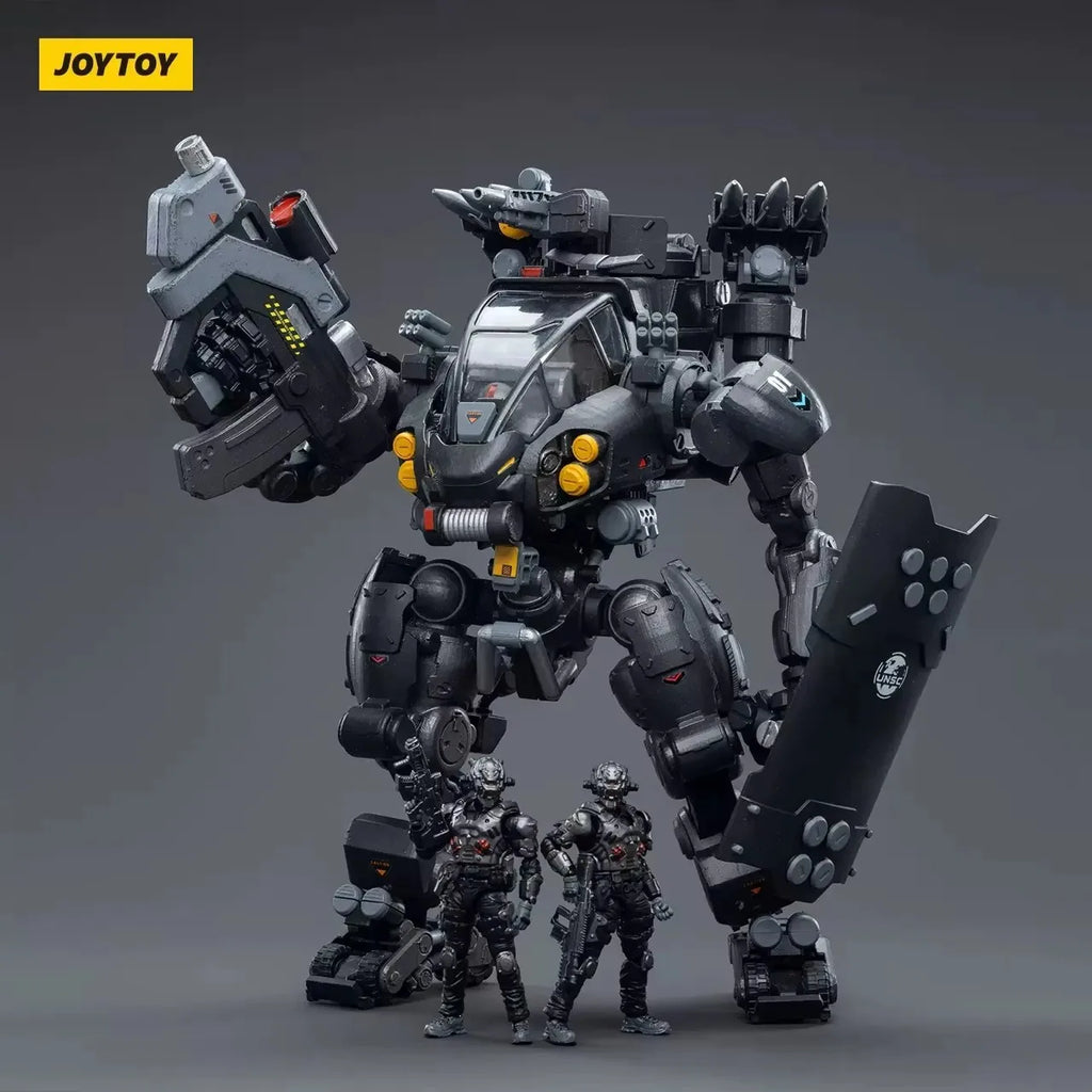 JOYTOY 1/25 God of War 86 Tiekui Dual Pilot  lron Wrecker Steel Bone Mecha Christmas Present Hobby Action Figures Model Toys
