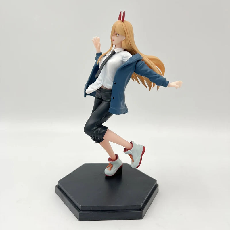 20cm Chainsaw Man Anime Figure Power Action Figure Collectible Model Doll Ornaments Toys Birthday Gifts