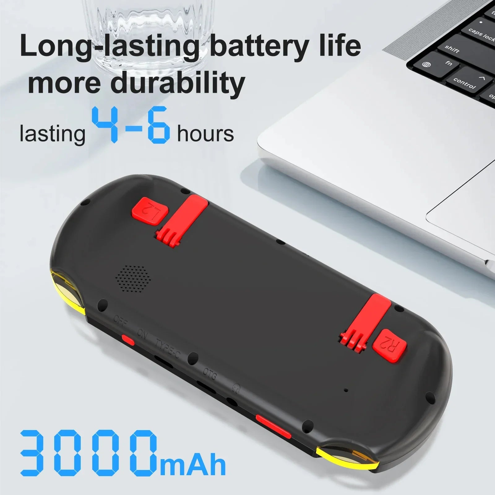 GAMINJA ANS16 Open Source Handheld Game 4.5 Inch IPS Screen RGB Lighti ...