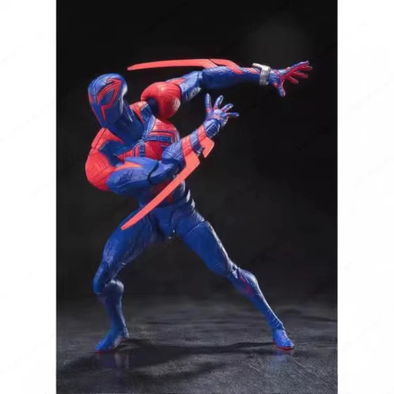 Bandai S.H. F Model Spider-Man 2099 Spider-Man: Time Travel Spider Action Figure Collection Toy Gift