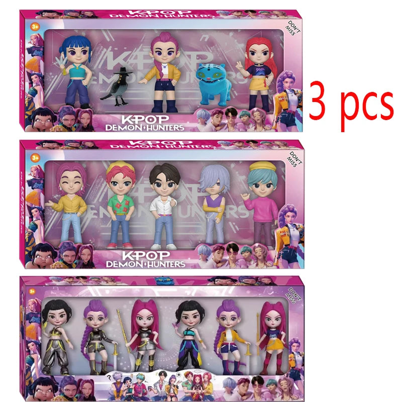 2026 NEW Kpop Figure Model Toy Pvc Cartoon Gaming Peripherals Desk Decoration Collection Figures Model Toy for Kid Gift