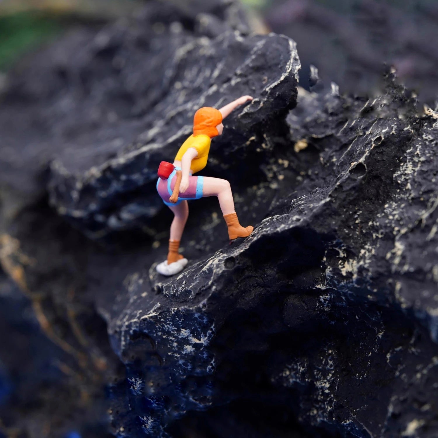 1/64 Miniature Figure Sports Climbing Climber Model Collectible 1/87 Minifigures DIY Garage Scene Decoration Micro-landscape
