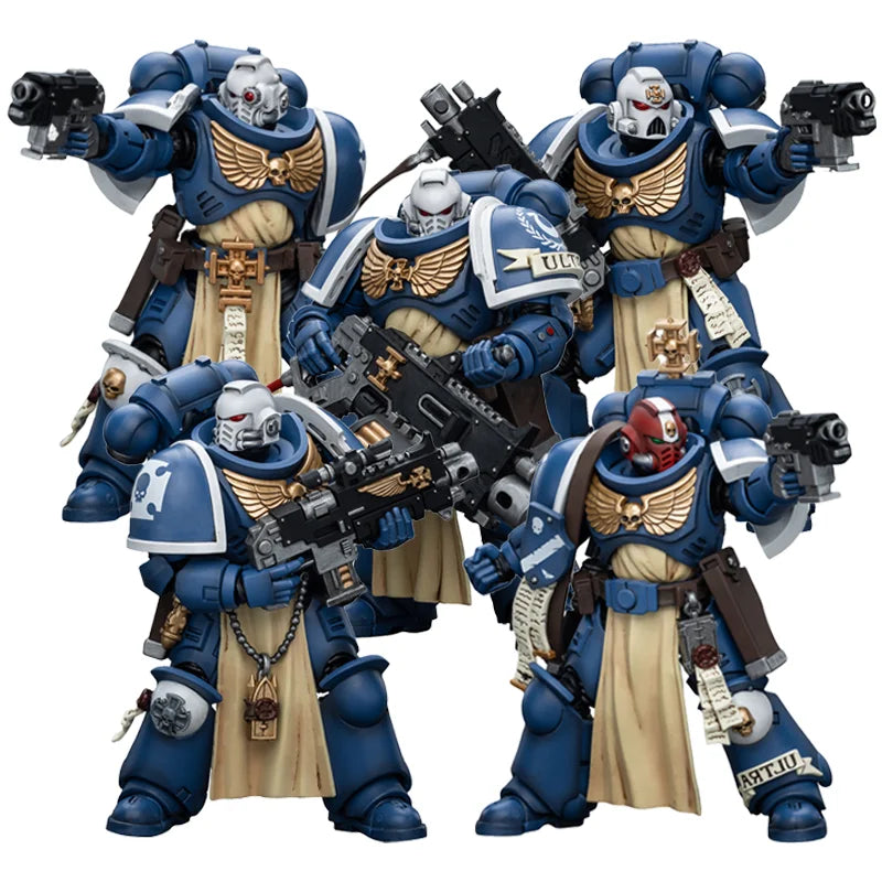 [IN STOCK]  JOYTOY Warhammer 40K 1/18  Action Figure Ultramarines Sternguard Veteran 5PCS Model Toy Gift