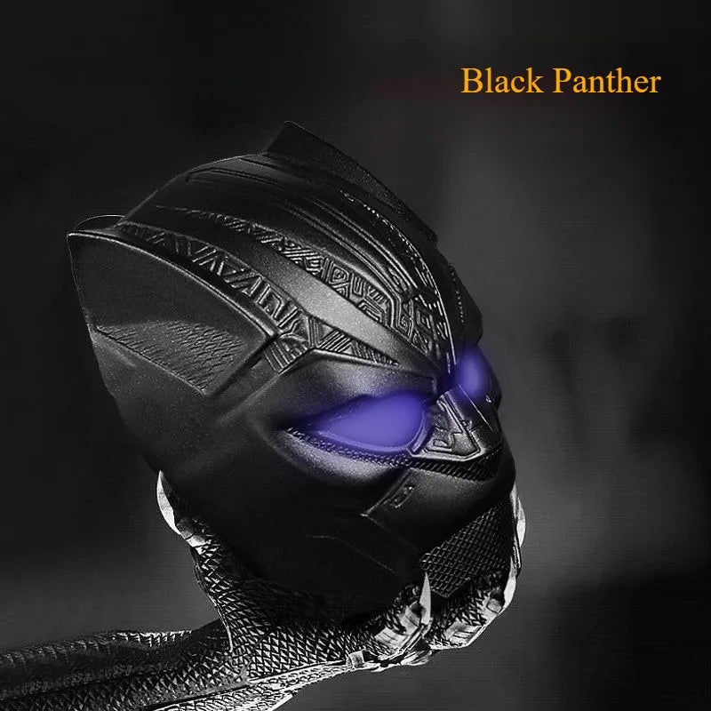 Marvel The Avengers Black PantherAnime movies creative car start button decorative protective sticker high-value car interior