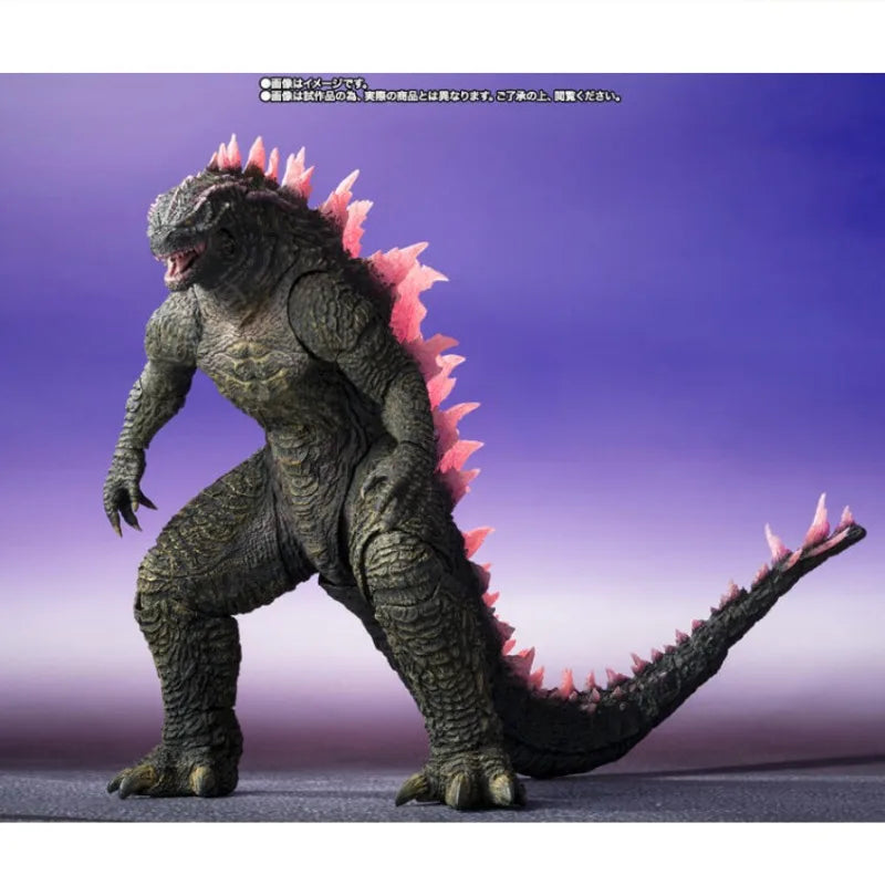 In Stock Bandai Godzilla X Kong: The New Empire S.H.MonsterArts Godzilla (Evolved Ver.) Action FigureCollection Model Toy Gift