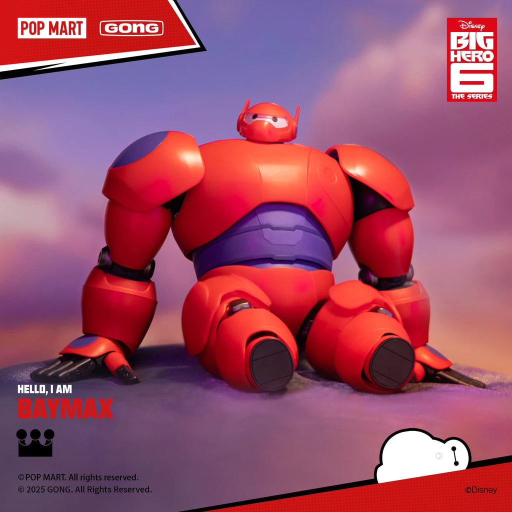 В наличност GONG Big Hero 6 Baymax сглобяем модел 18CM екшън фигурки играчки подарък колекция