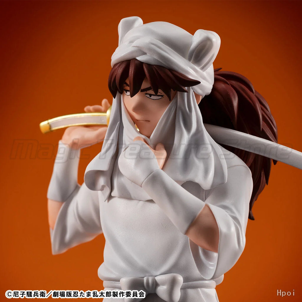 【MT】Original MegaHouse GEM Nintama Rantaro Invincible Master of The Dokutake Ninja Heavenly Ghost in The Palm Figure Toy