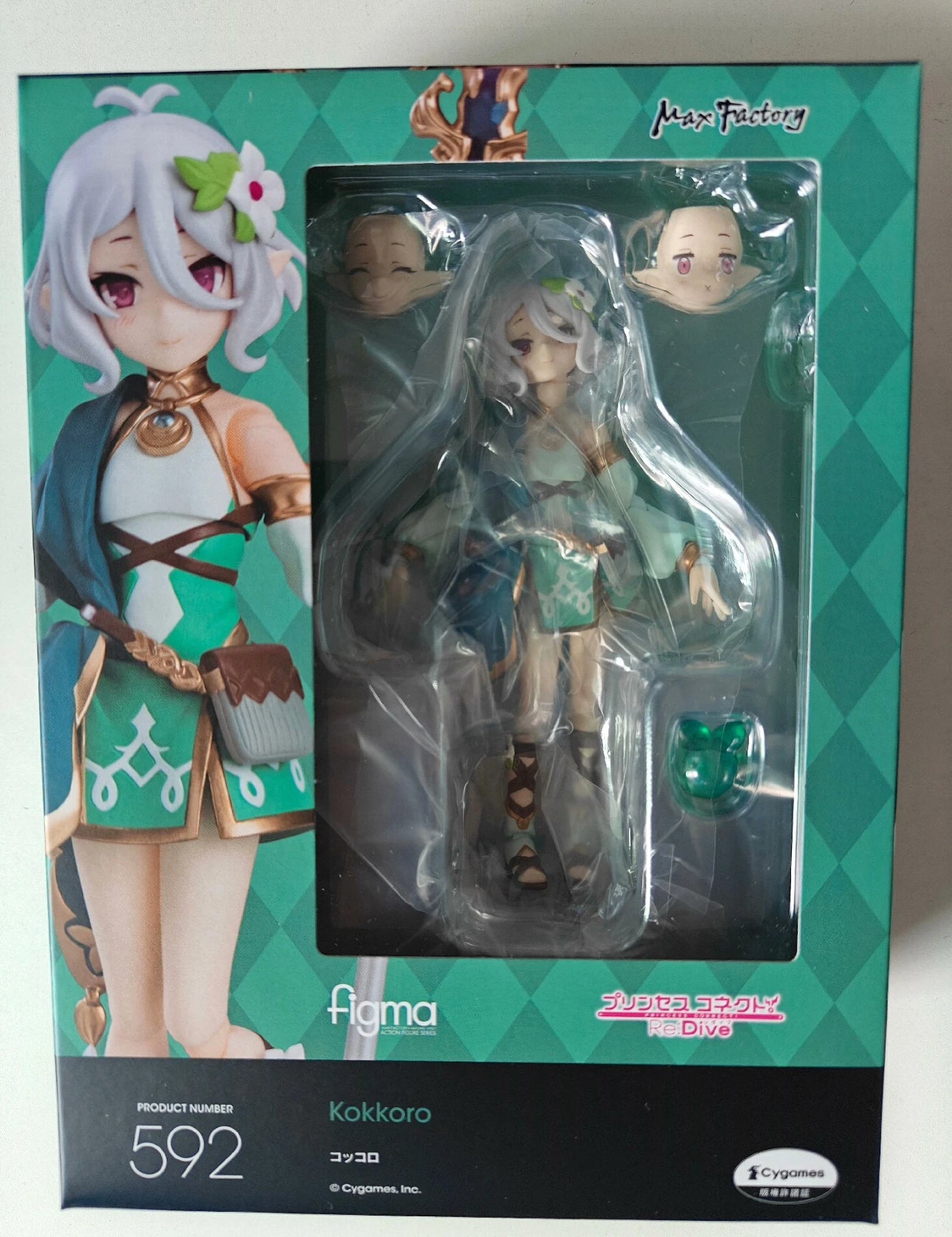 TYCTOYS Brand New Max Factory Figma 592 1/12 Princess Connect! Re:Dive KOKKORO Anime Action Figure 6inch Full Set Model Toy Gift