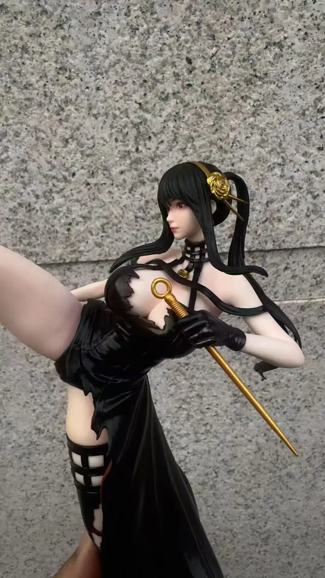 IN STOCK 33cm SPY FAMILY Anime Figure Yor Forger Figures PVC Statue Collectible Model Toy Yor Forger Beautiful Girl Decor Gift