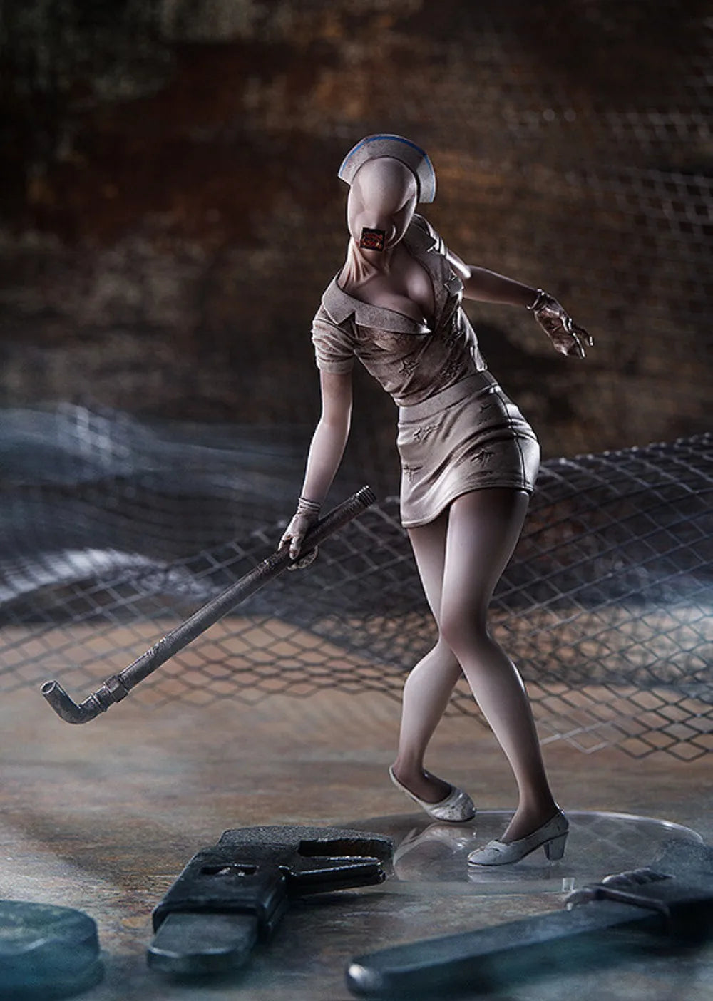 100% Original in Stock Good Smile Company Pop Up Parade Silent Hill 2 Bubble Head Nurse Anime Figure Collection Series