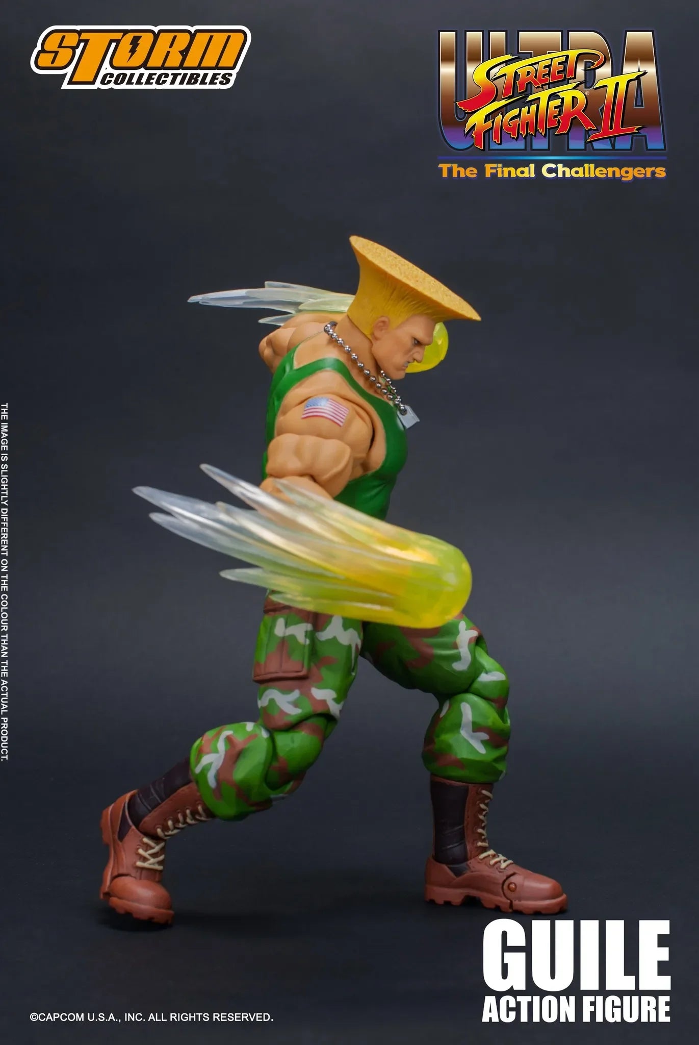 19cm Guile Anime Game Figure Street Fighter II: The Final Challengers Ken Masters/Ryu Action Figure Storm Collectibles Model Toy