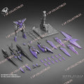 TC-004 STAR ABYSS 1/100  Alloy Mecha Model Kit Assembled Action Figure High Mobility Transformable Aerial Combat Mech Model Toys