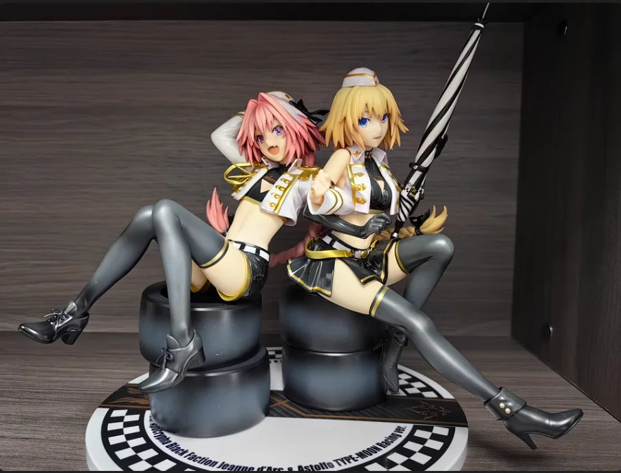 Meow Stronger Fate Action Figures Joan Of Moral Astorfoy Ah Fu Racing Girl Actual Dolls Model Famale Figure Toys Gift Ornaments